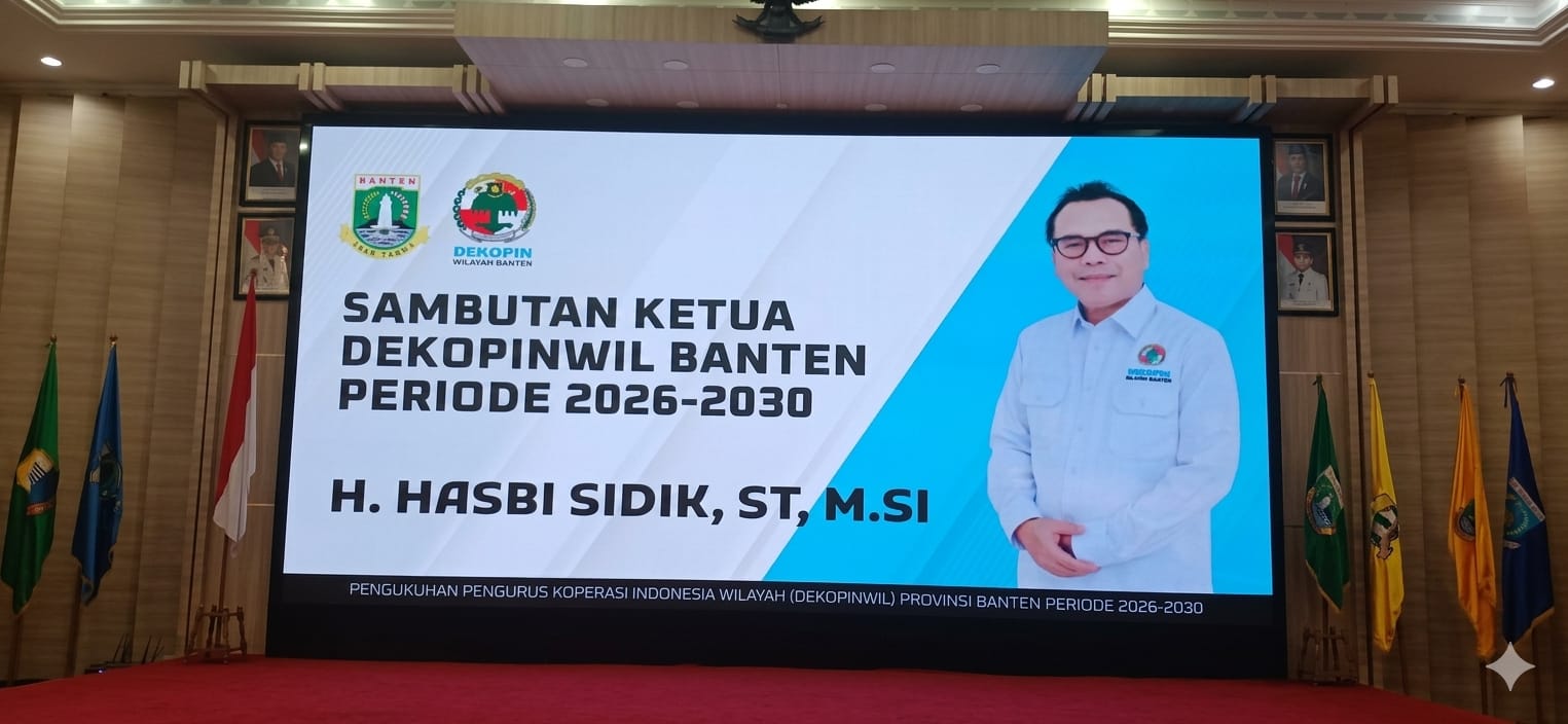 Sambutan ketua Dekopinwil Banten Untuk Lapenkop Banten